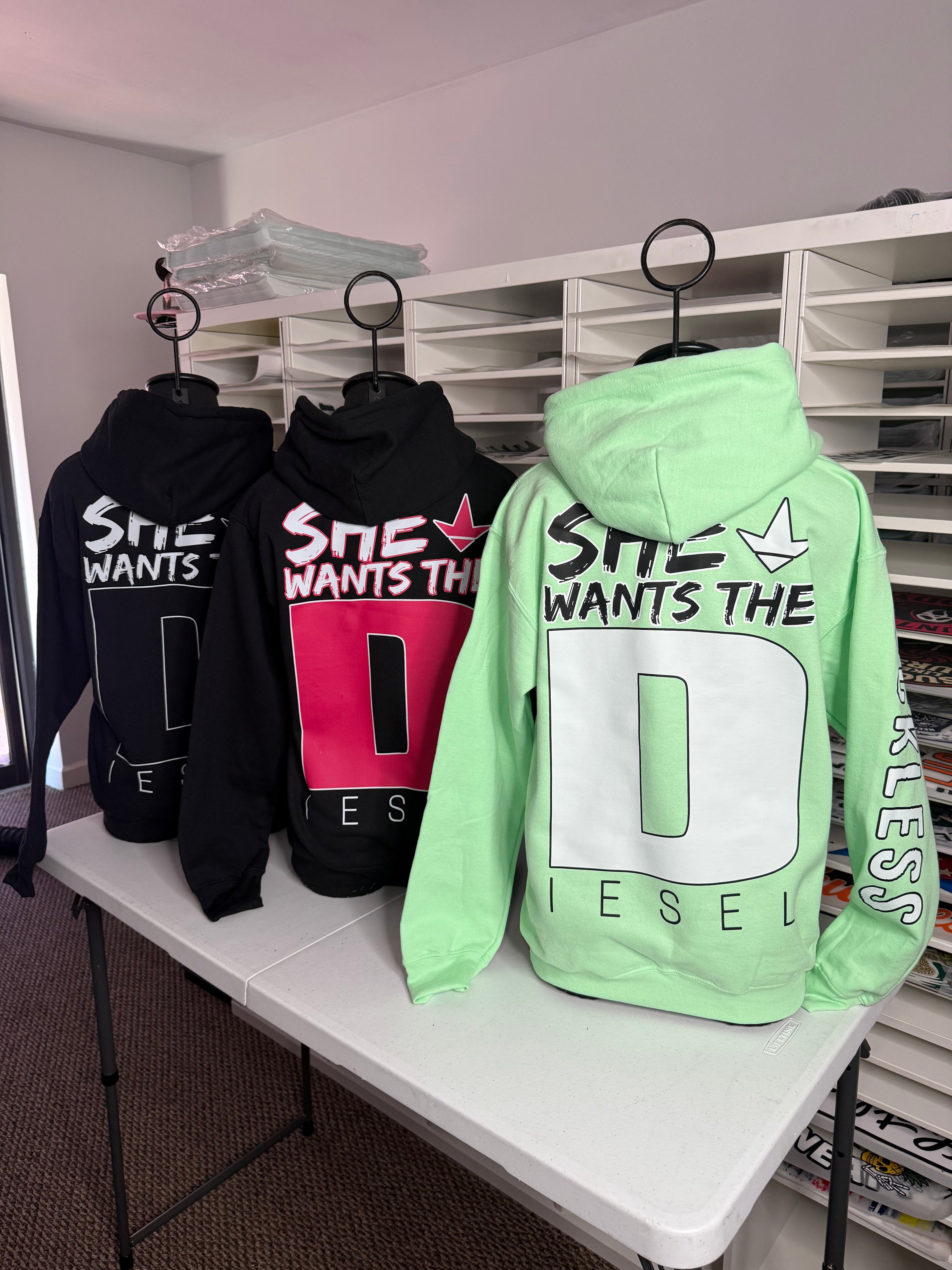 She Wants the Diesel | Funny Country Hoodie